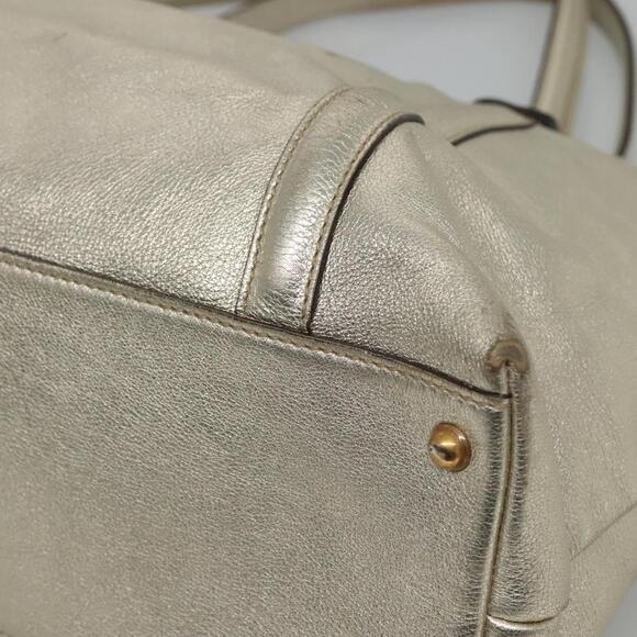 GUCCI Interlocking Tote Bag Leather Gold - Picture 10 of 16